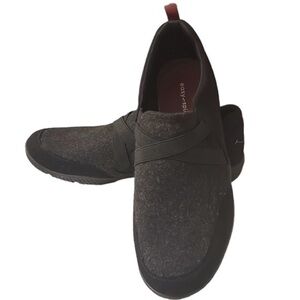 EASY Spirit Brenna Casual Walking Shoes Gray and Black Size 10W